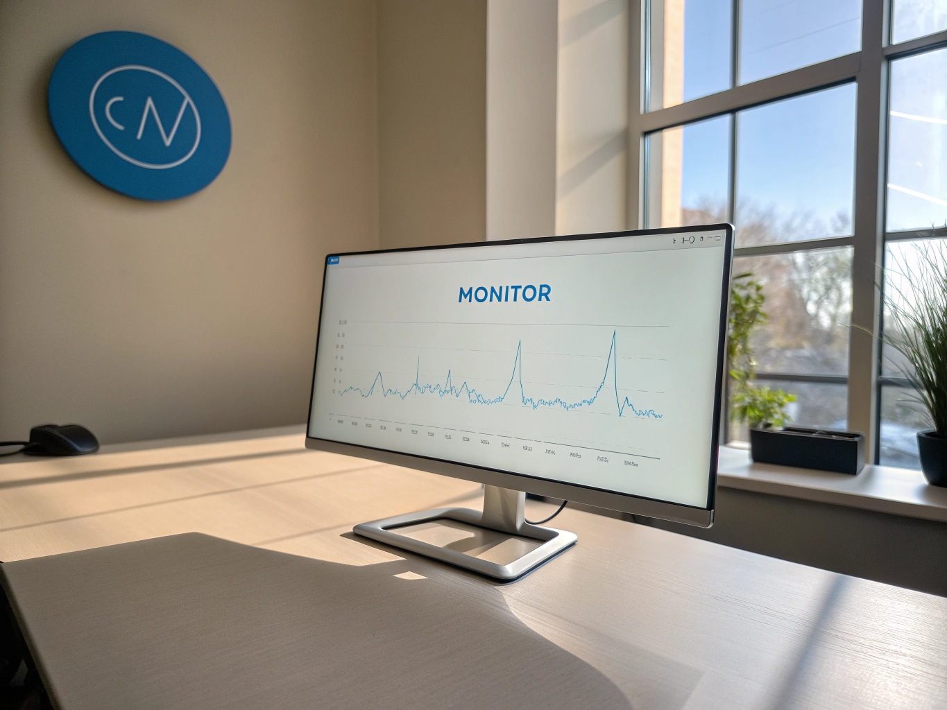 Financial analytics dashboard showing valuation growth curves