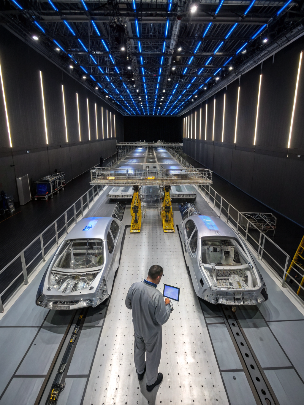 Aerospace manufacturing floor